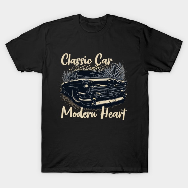 Vintage retro car. T-Shirt by webbygfx